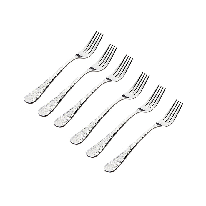 godinger Salem Mirrored 18/0 Stainless Steel Dinner Fork Set of 6