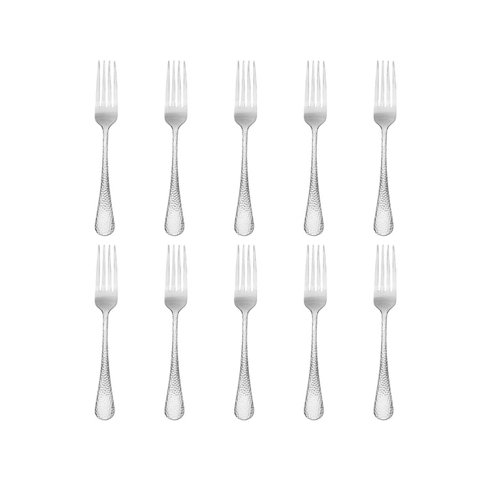 godinger Salem Mirrored 18/0 Stainless Steel Dinner Fork Set of 10