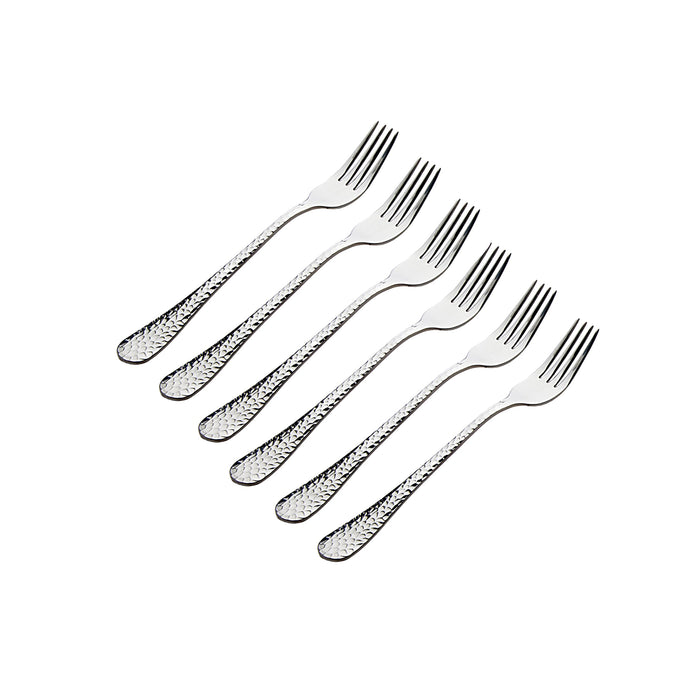 godinger Salem Mirrored 18/0 Stainless Steel Salad Fork Set of 6