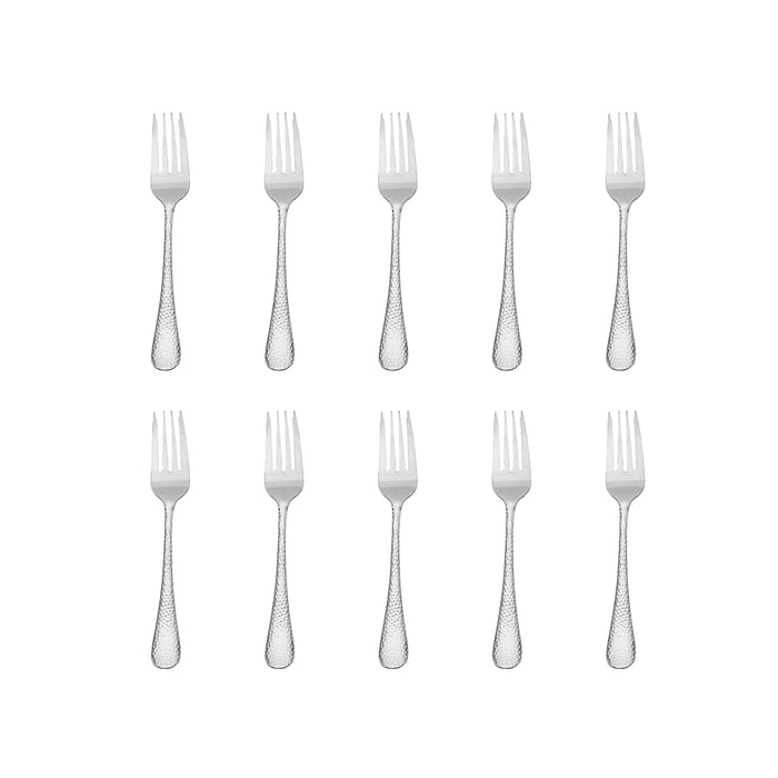 godinger Salem Mirrored 18/0 Stainless Steel Salad Fork Set of 10