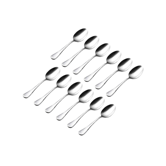 Godinger Salem Mirrored 18/0 Stainless Steel Teaspoon Set Of 12