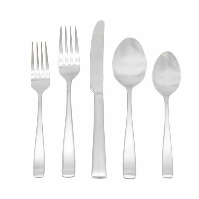 Godinger Wayland Matte 18/10 Stainless Steel 45 Piece Flatware Set Service For 8