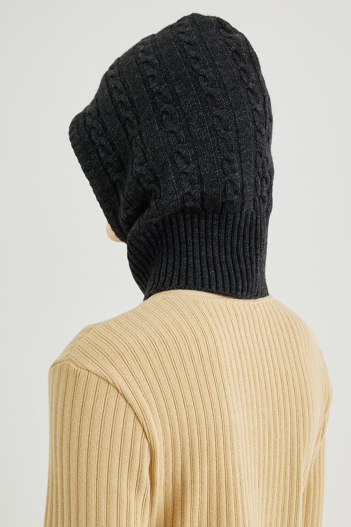 Goen.j Cable-knitted Wool-cashmere Blend Balaclava