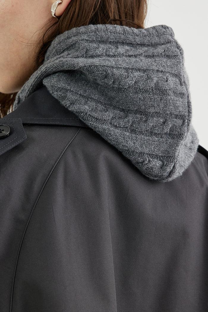 Goen.j Cable-knitted Wool-cashmere Blend Balaclava