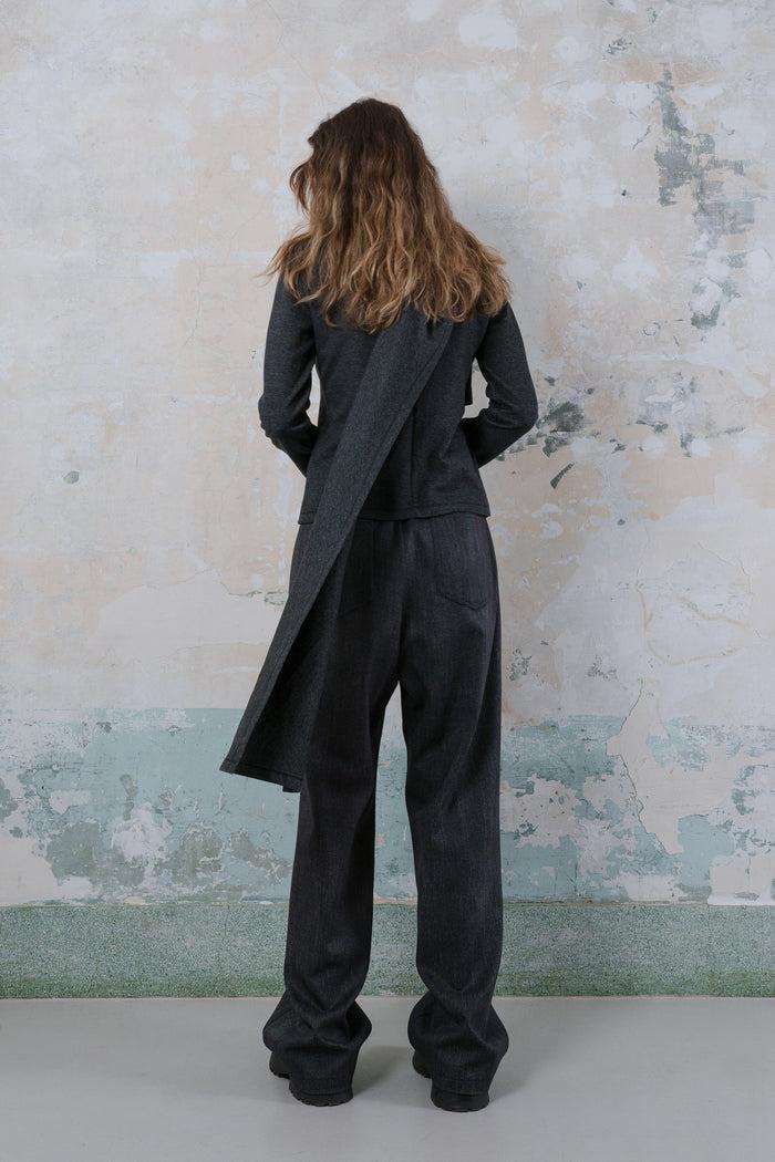 Goen.j Denim Wide-leg Pants BLACK