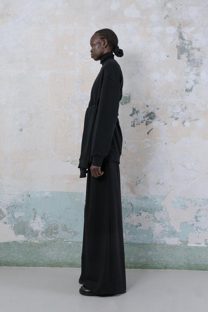 Goen.j Knotted Detail Sweatshirt BLACK