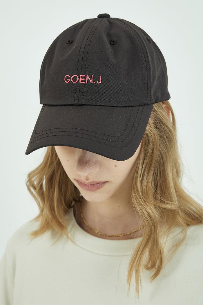Goen.j Logo-embroidered Baseball Cap Brown