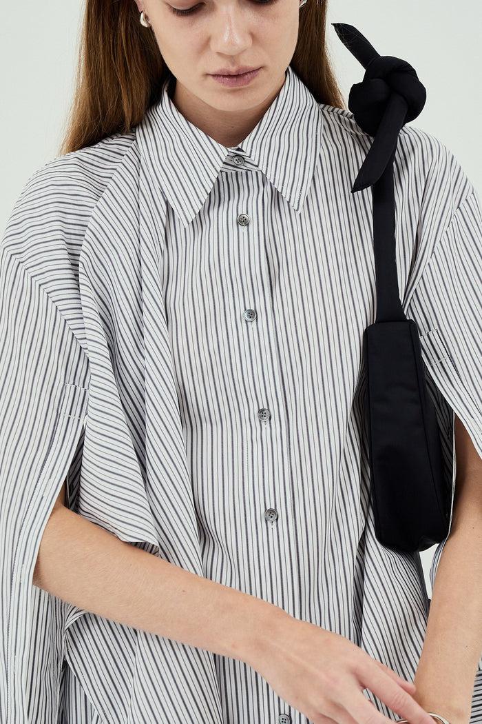 Goen.j Recycled Nylon Knot Strap Shoulder Bag