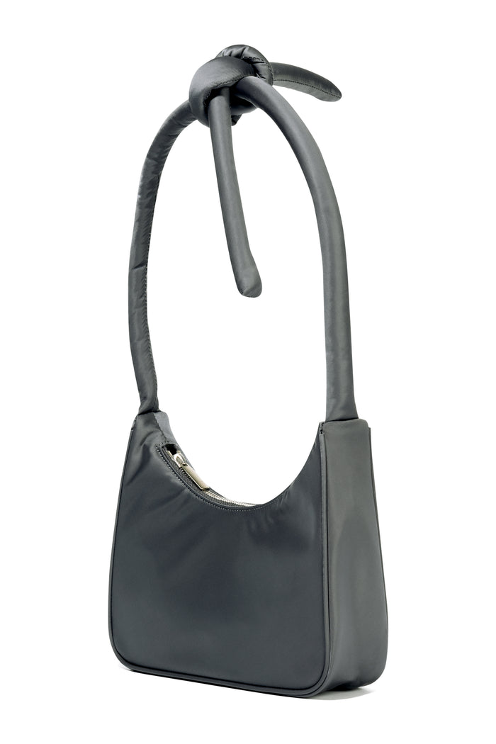 Goen.j Recycled Nylon Knot Strap Shoulder Bag