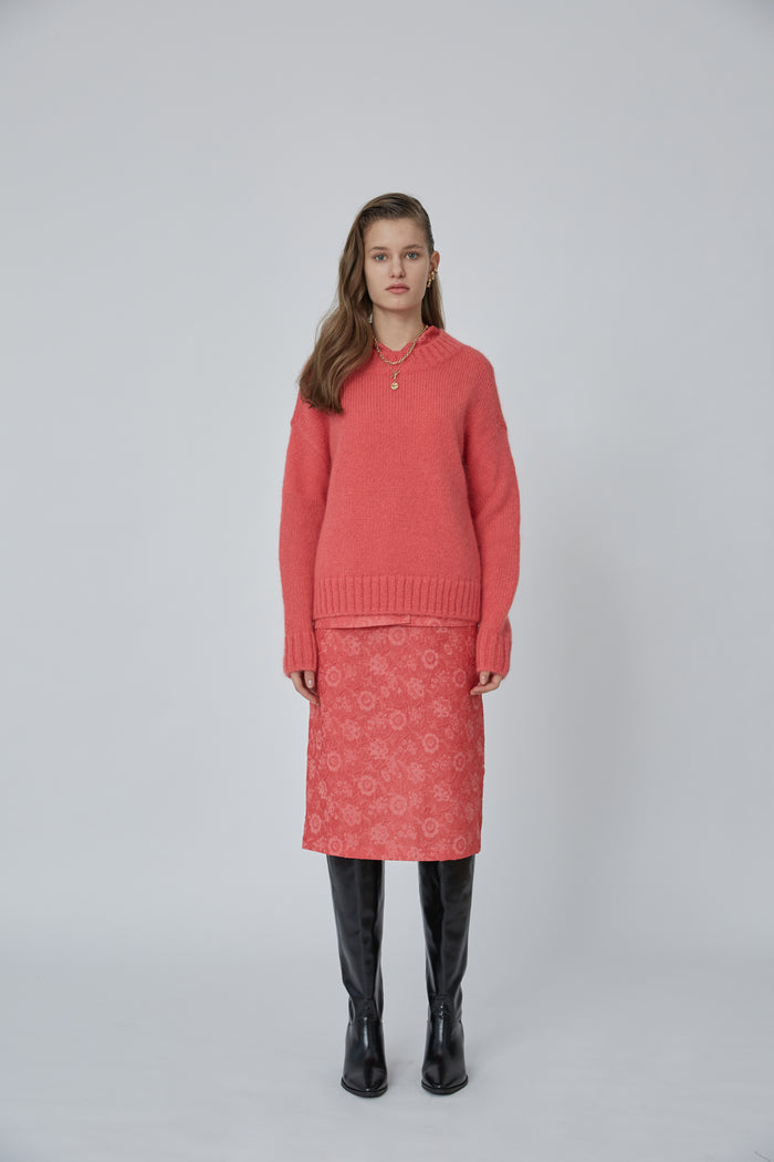 Goen.j Slouchy Sweater Top BLUE