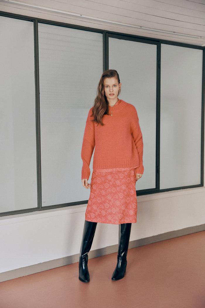 goen.j Slouchy sweater top BLUE