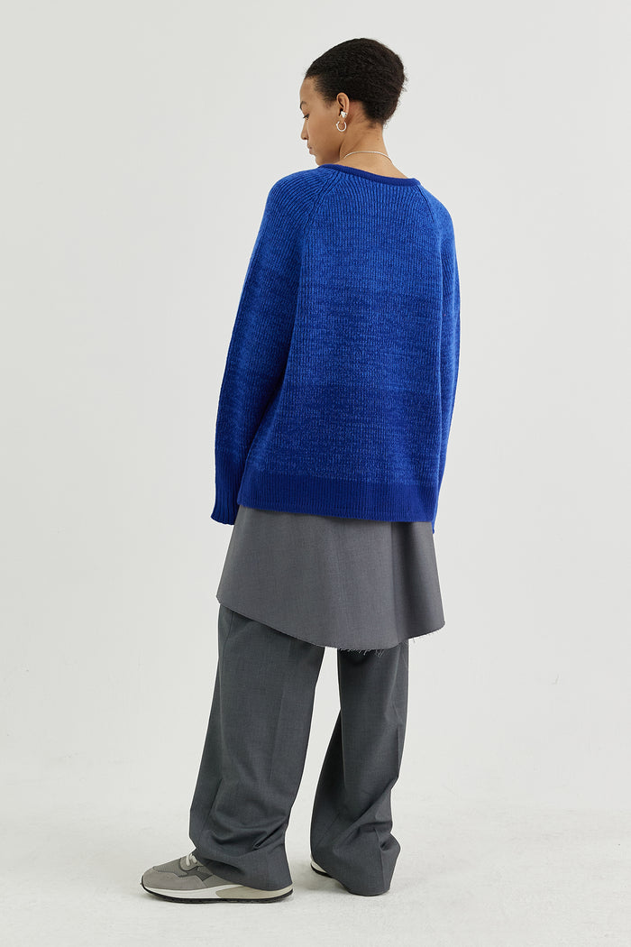 Goen.j V-neck Ribbed Sweater