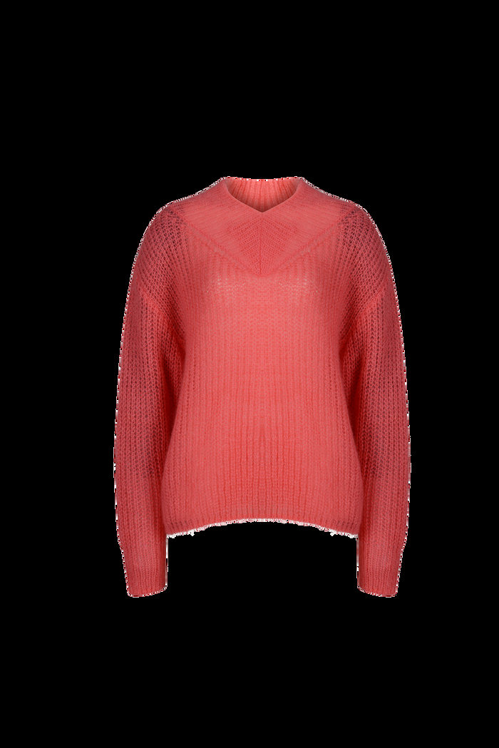 Goen.j V-neck Sweater Top BLUE