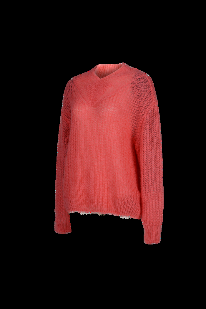 Goen.j V-neck Sweater Top BLUE