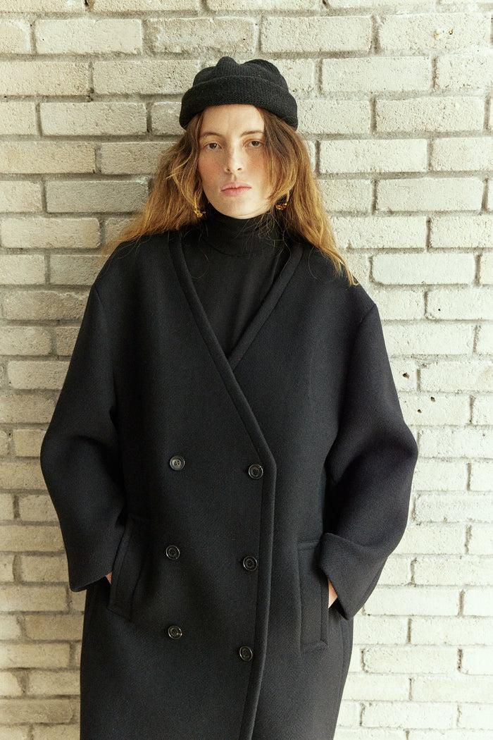 goen.j Wool-cashmere blend knit beanie