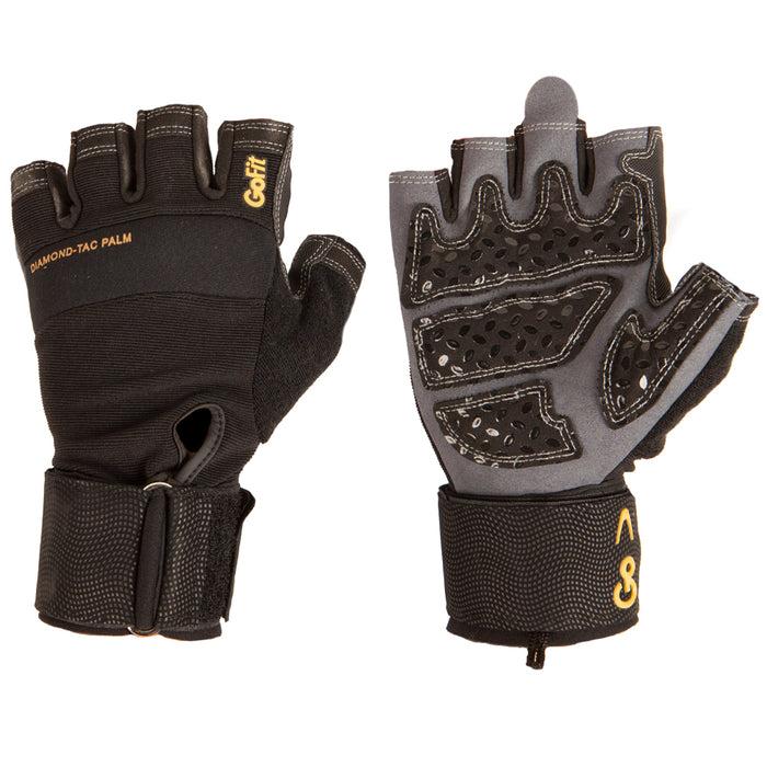 gofit Diamond-Tac Wrist Wrap Gloves