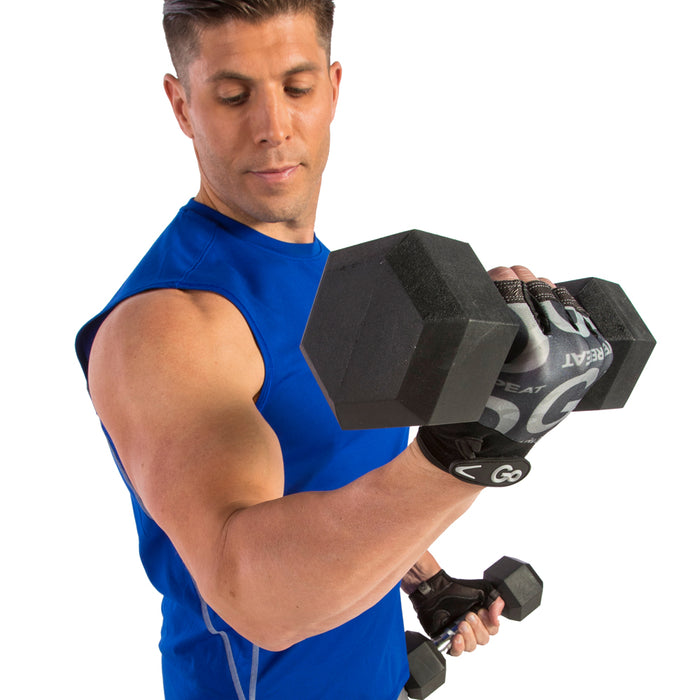Gofit Men’s Premium Leather Elite Trainer Gloves