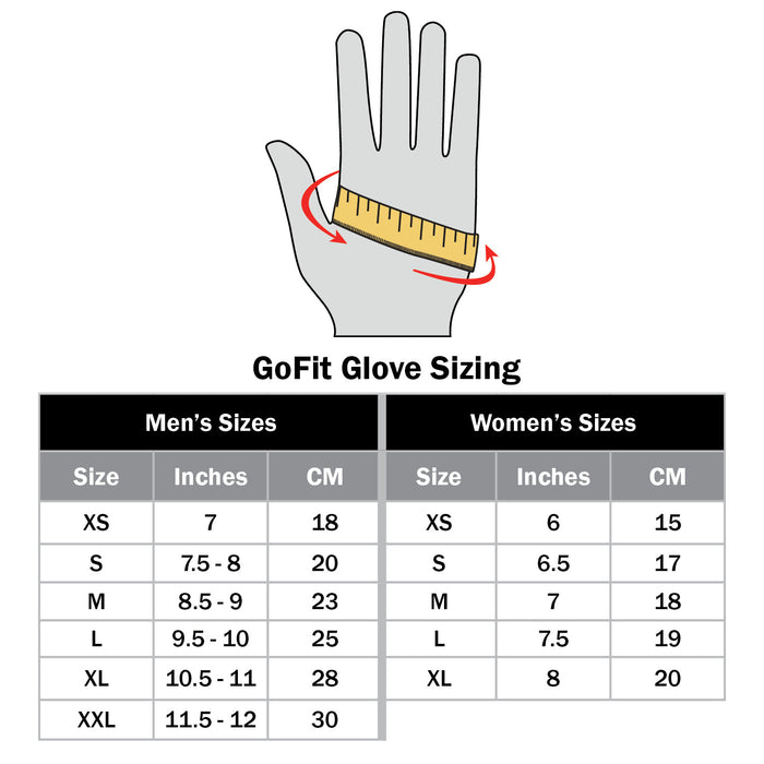 Gofit Women's Elite Full Finger Training Glove - LIMITED