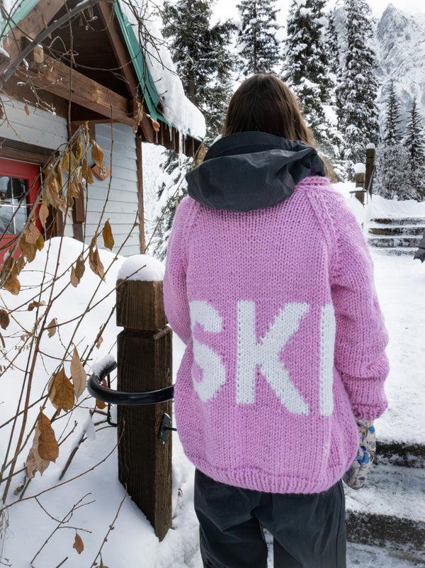 Gogo Classic Ski Cardi Lilac/Cranberry
