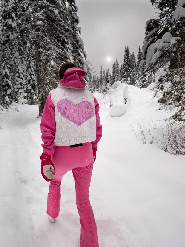 Gogo Heart Vest Fall 2024 Midnight/Bubble Gum