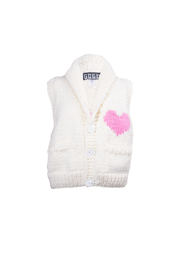 Gogo Heart Vest Fall 2024 Midnight/Bubble Gum
