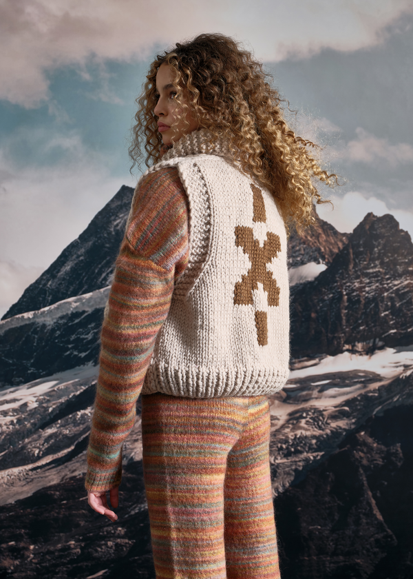 Gogo Heritage Vest Electric Blue/Earth Brown