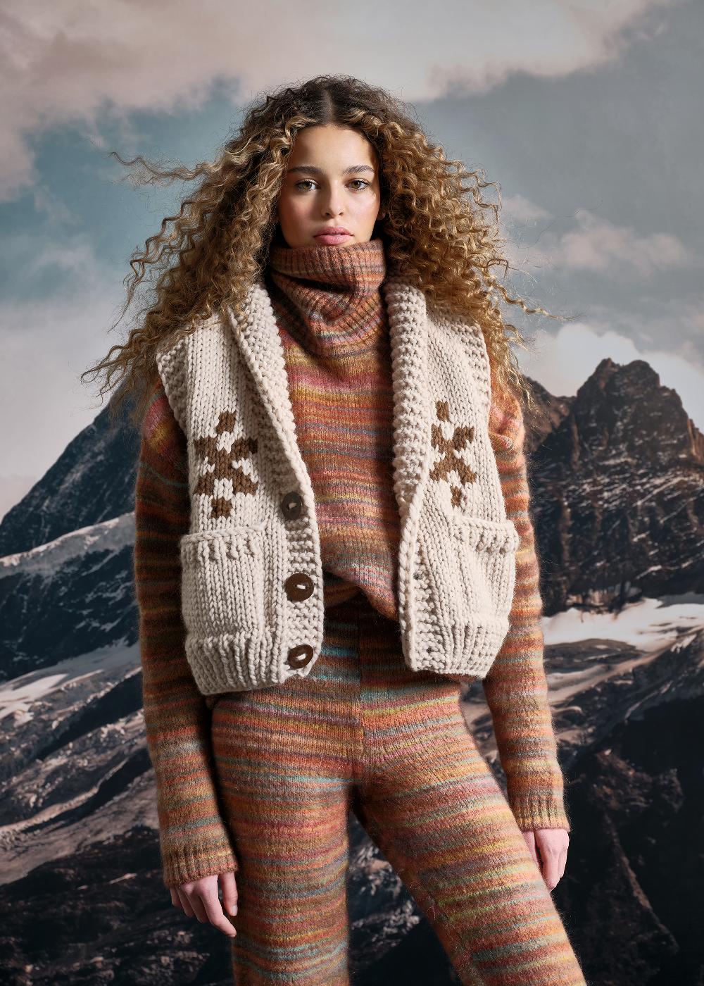 gogo Heritage Vest Electric Blue/Earth Brown