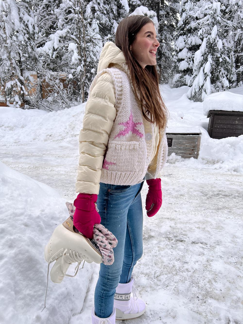 gogo Lynnie Stardust Vest Jet/Bubble Gum