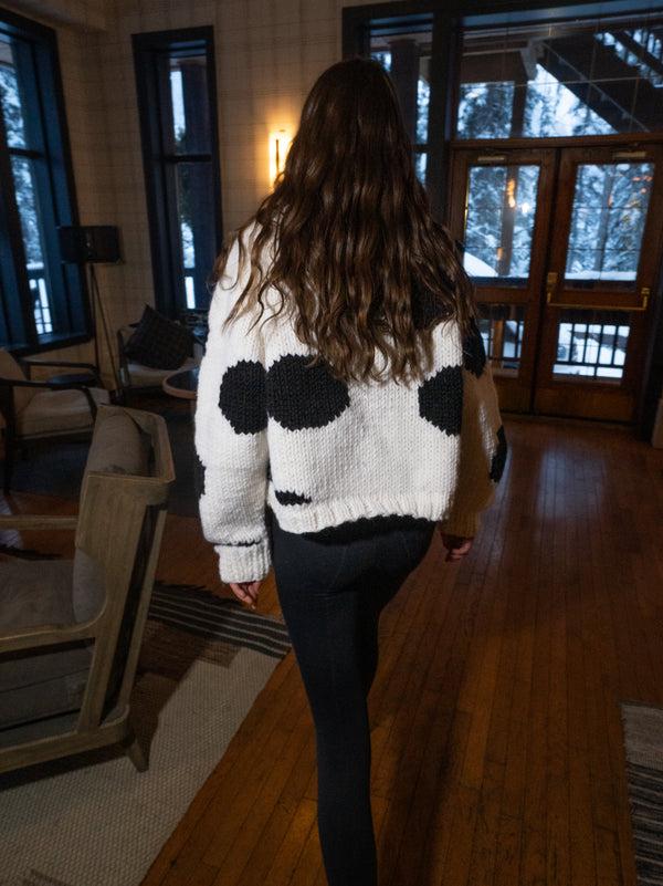 Gogo Polka Dot Swing Pullover