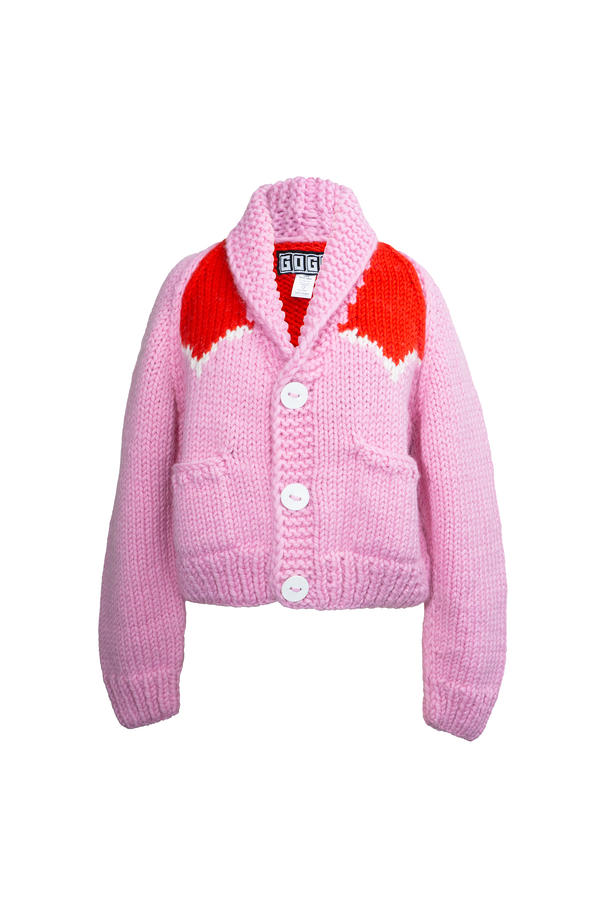 Gogo Yoke Cardi Snow