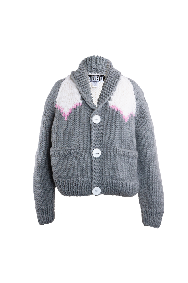 Gogo Yoke Cardi Snow