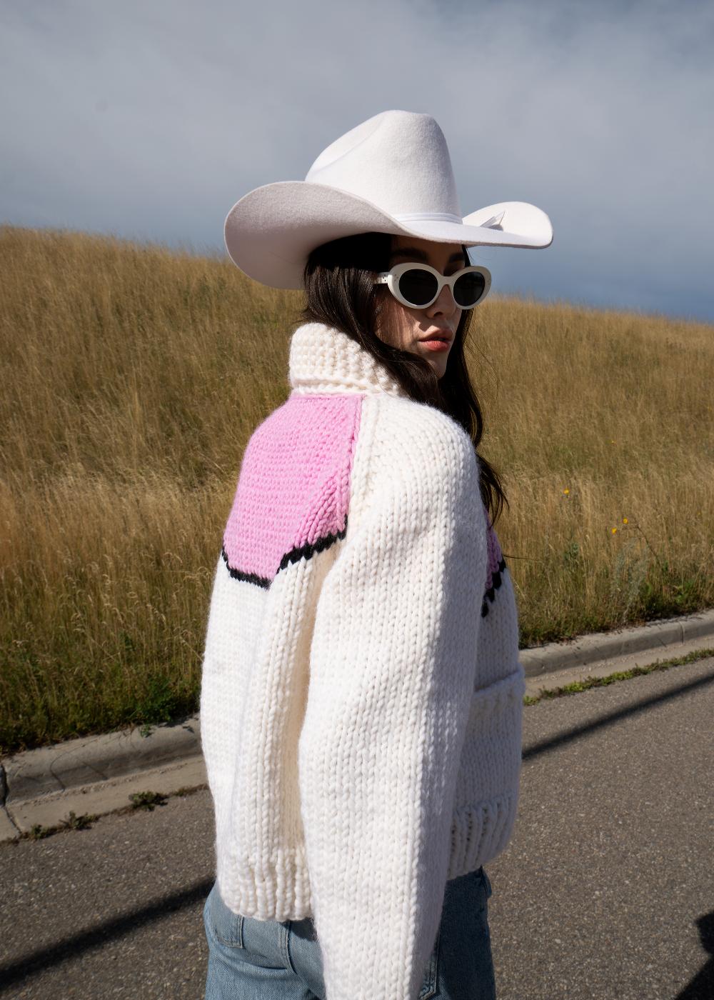 gogo Yoke Cardi Snow