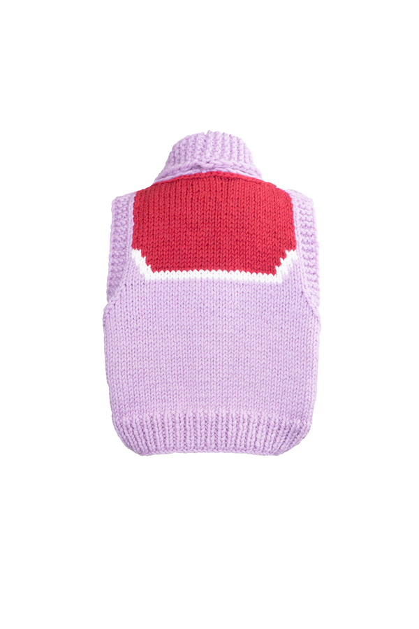 Gogo Yoke Vest Lilac/Cranberry