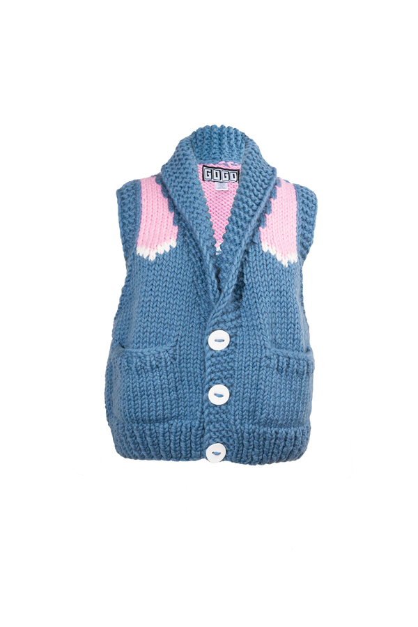 Gogo Yoke Vest Lilac/Cranberry