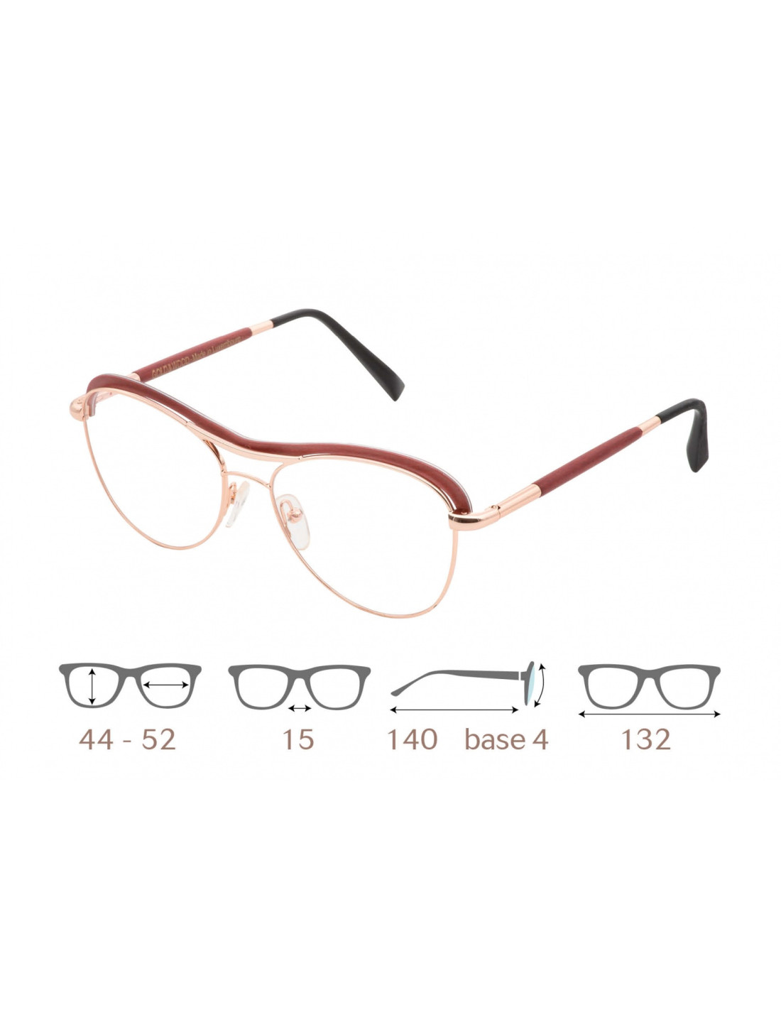 gold and wood STELA 01.04