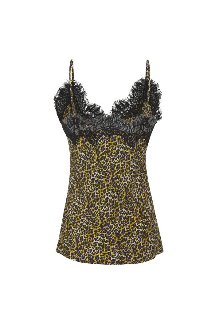 Gold Hawk Ava Leopard Coco Cami Olive Oil