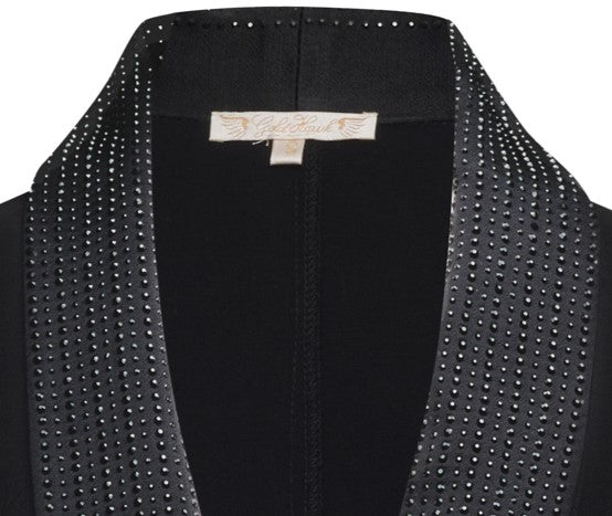 Gold Hawk Bianca Studded Smoking Jacket