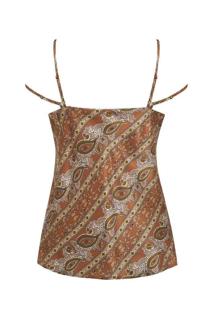 Gold Hawk Capri Bias Mia Cami Fall Camel