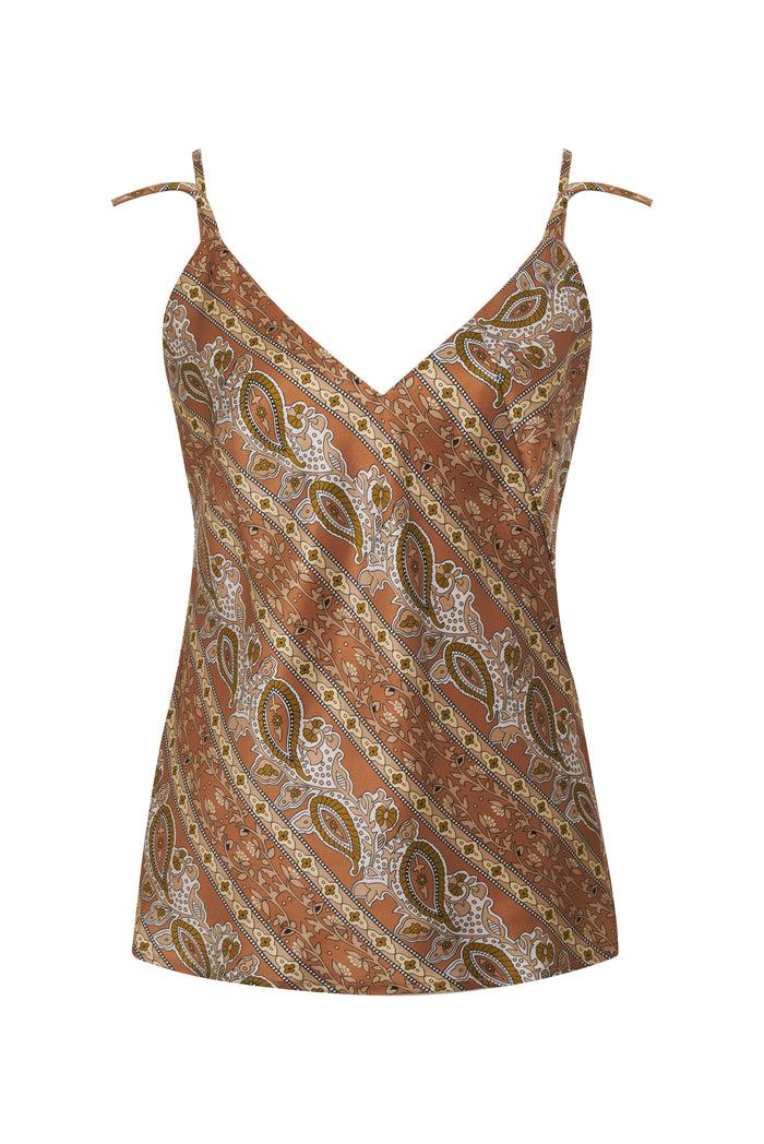 gold hawk Capri Bias Mia Cami Fall Camel