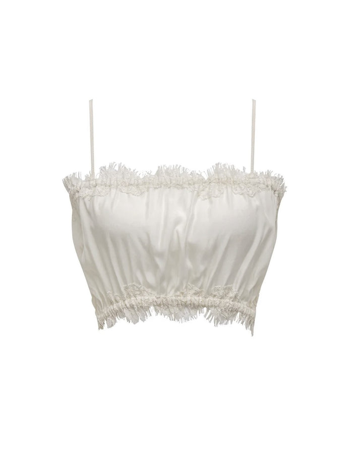 gold hawk Coco Bandeau Bright White