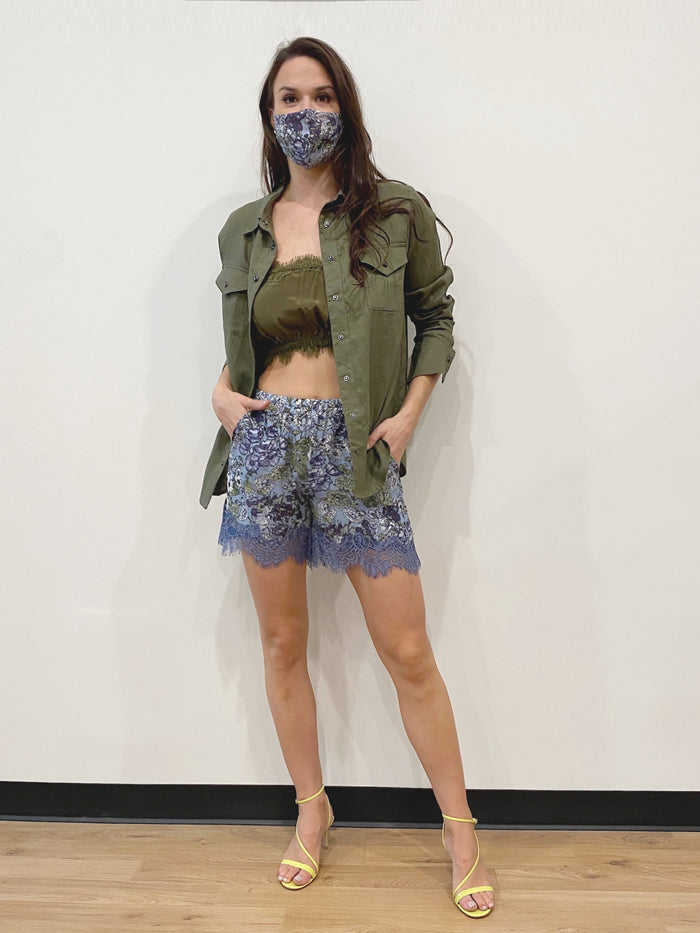 Gold Hawk Coco Bandeau Dark Olive