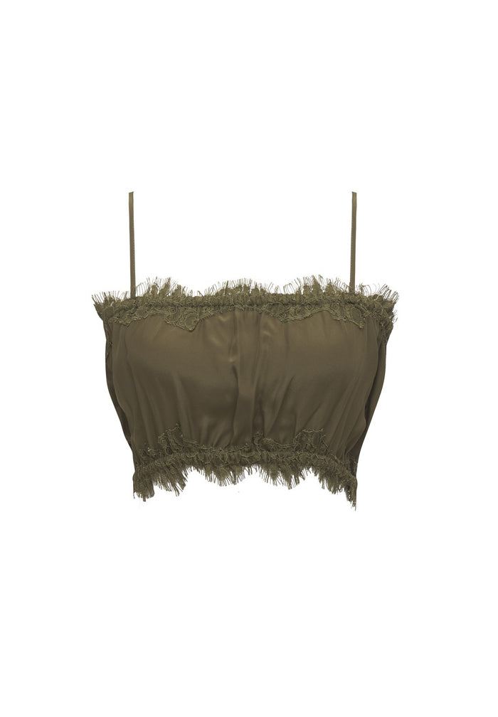 gold hawk Coco Bandeau Dark Olive