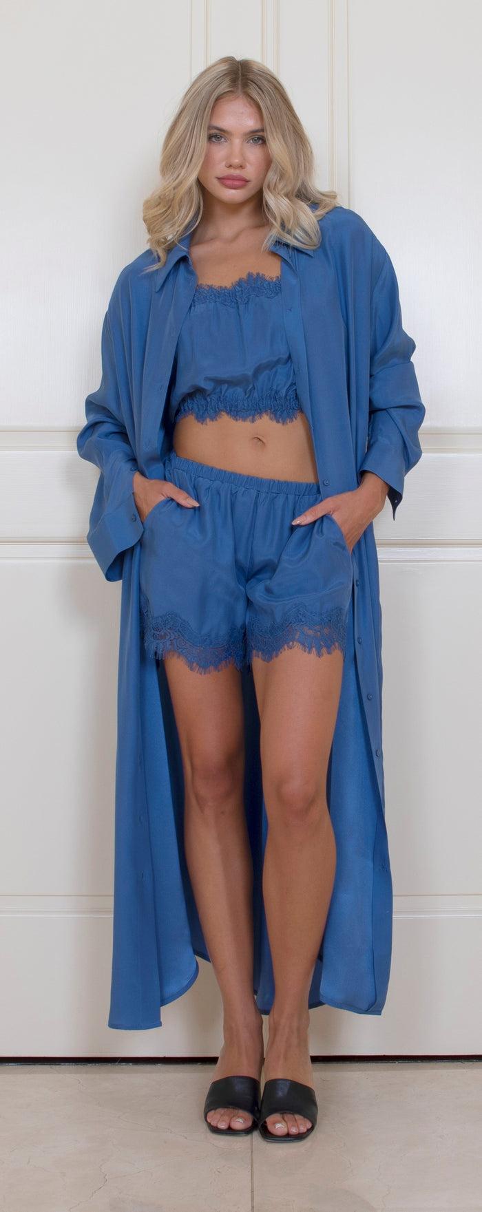 Gold Hawk Coco Bandeau Mediterranean Blue