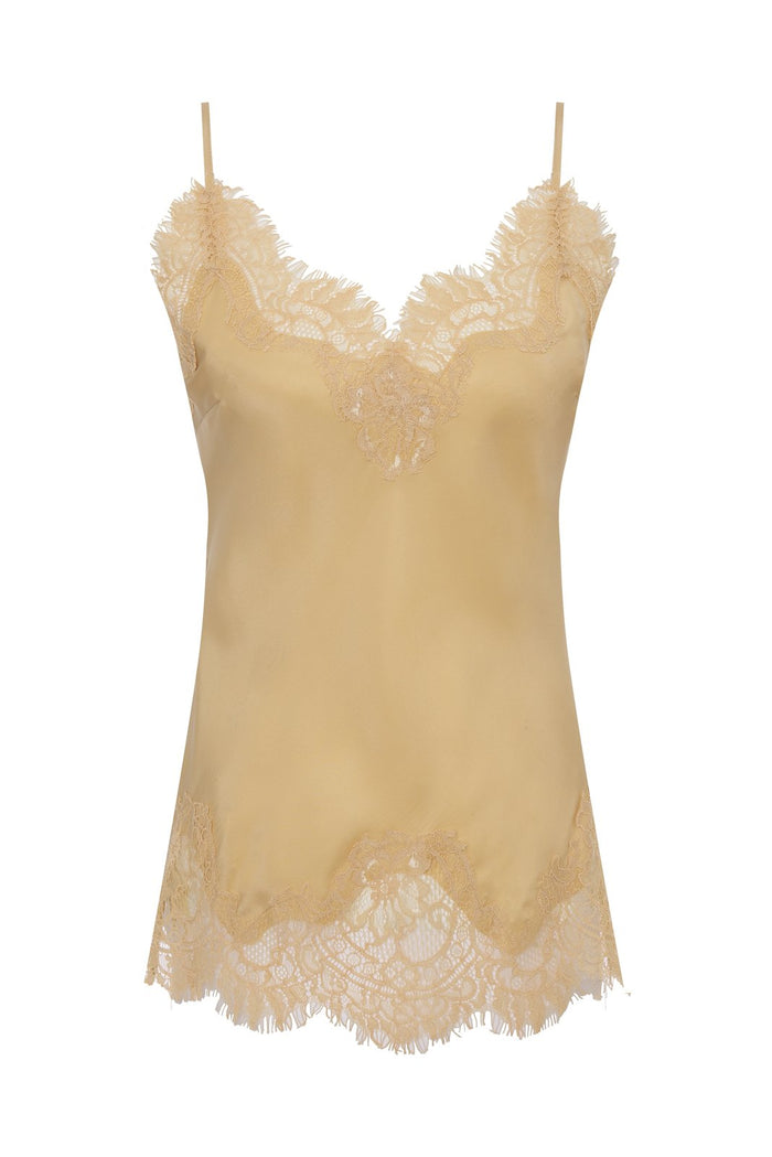 gold hawk Coco Lace Silk Cami