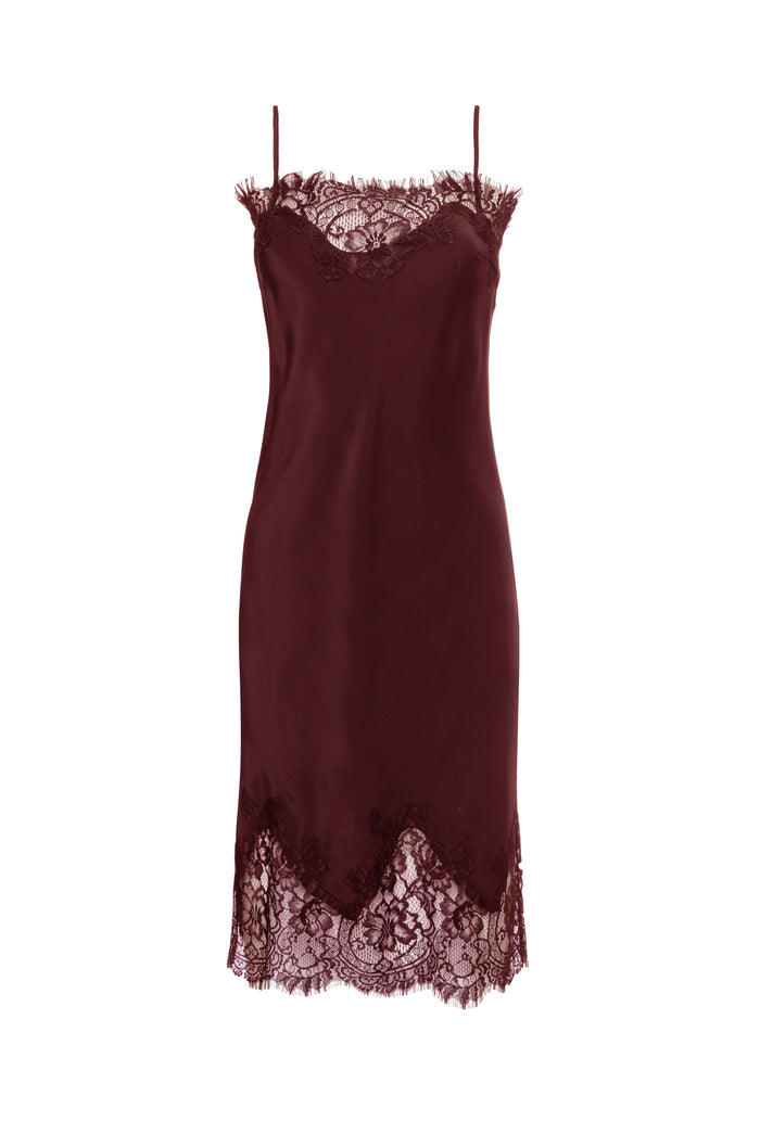 Gold Hawk Coco Lace Silk Dress