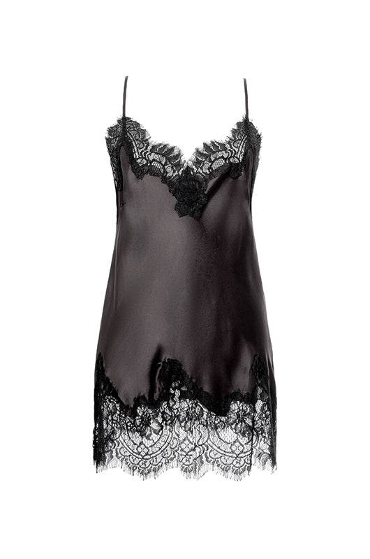 Gold Hawk Contrast Coco Lace Silk Cami