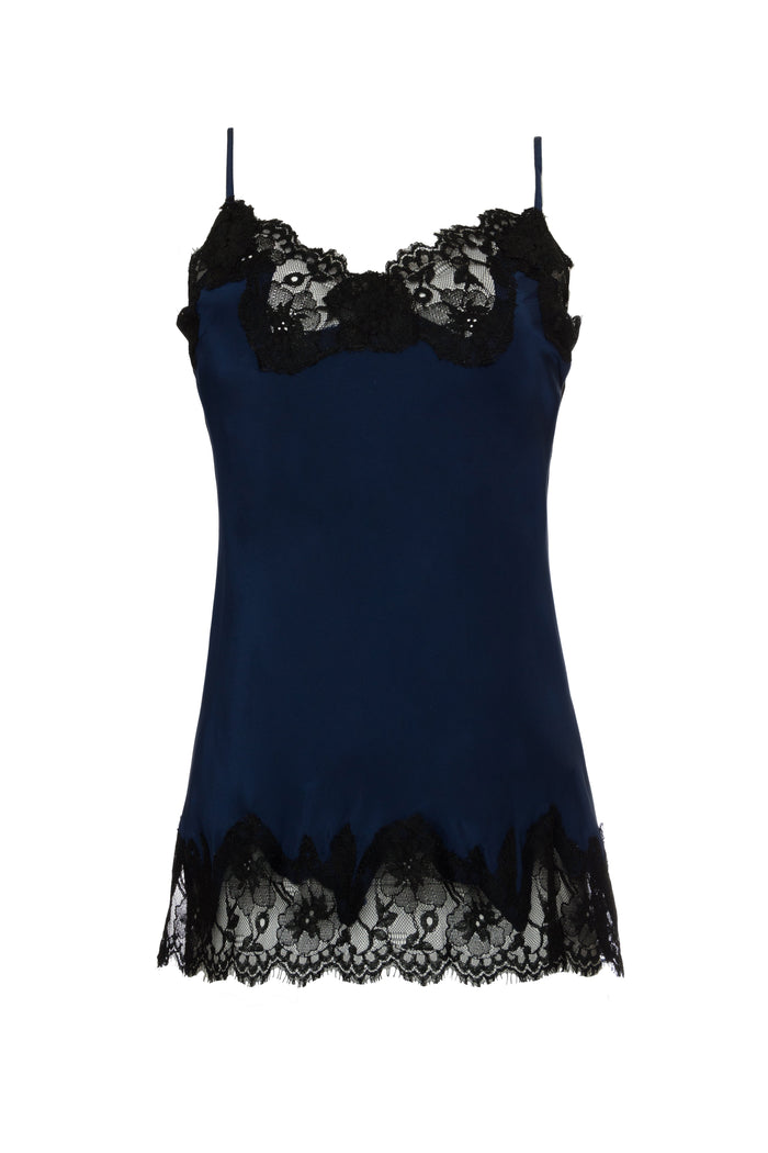 Gold Hawk Contrast Marilyn Lace Silk Cami