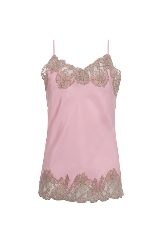 gold hawk Contrast Marilyn Lace Silk Cami