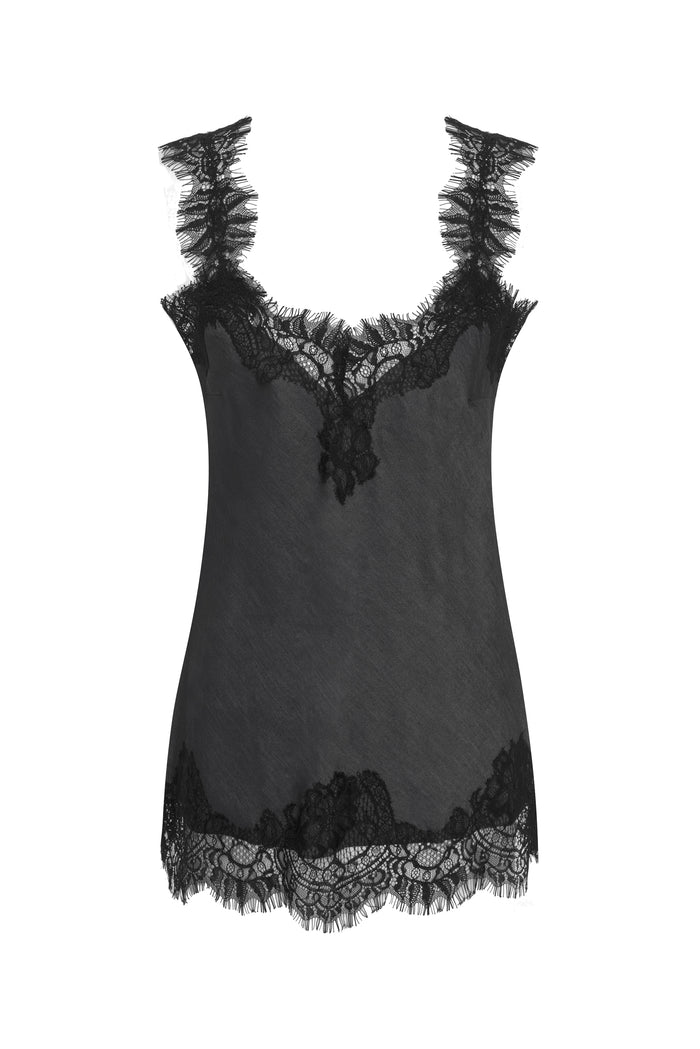 Gold Hawk Denim Tencel Cami