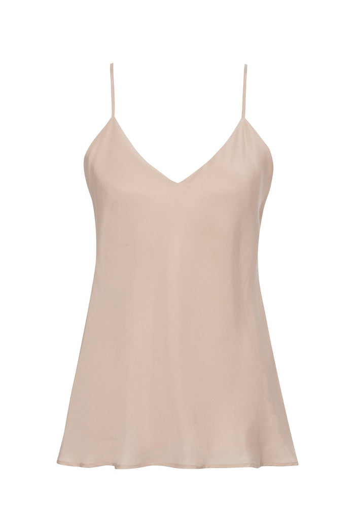 Gold Hawk Double Silk Solid Cami